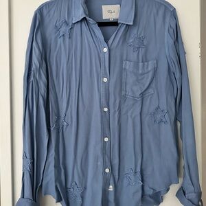 Rails Light Blue Casual Shirt